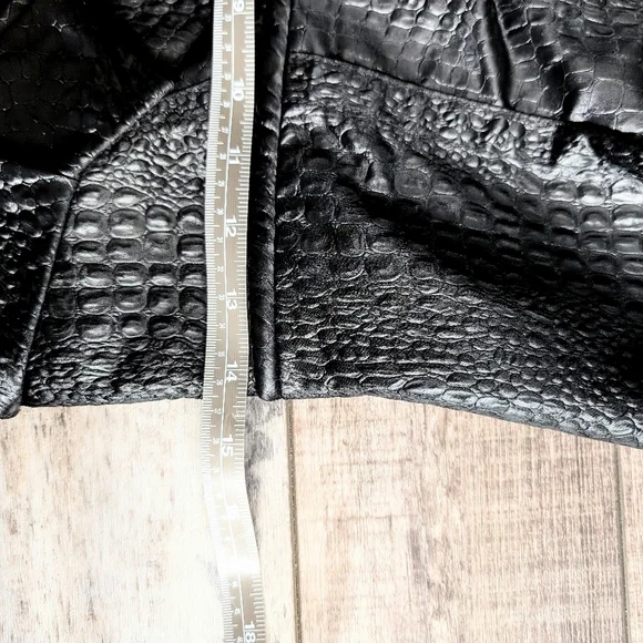 Yoana biraschi faux croc leather dress A2-1007 - Picture 4 of 6